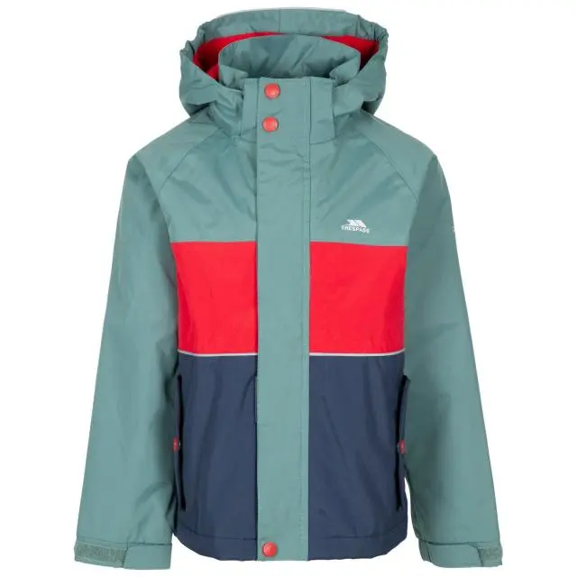 Trespass Ocean Waterproof Jacket in Lime 