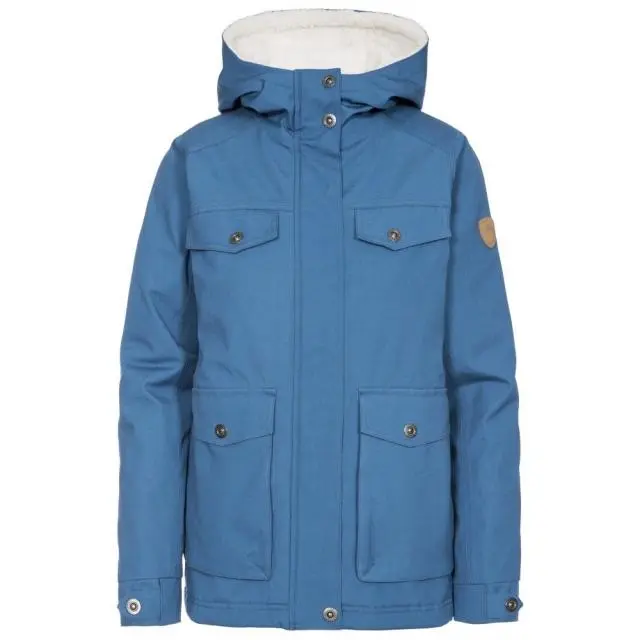 Trespass Women's Devoted Waterproof Jacket in Indigo | Size: 2XS