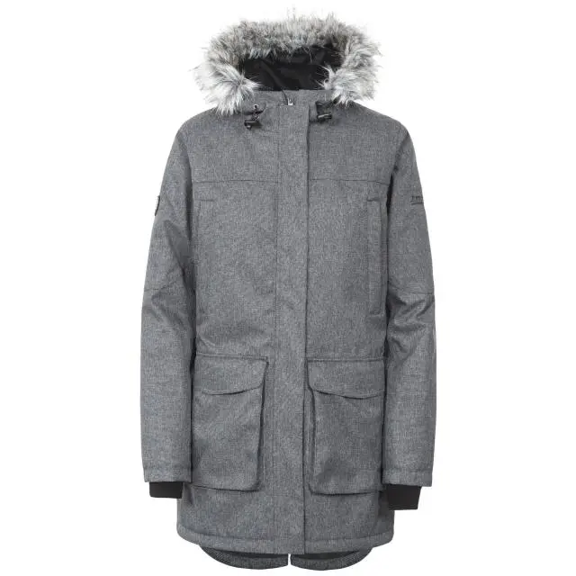 Trespass Women's Thundery Waterproof Jacket in Black 