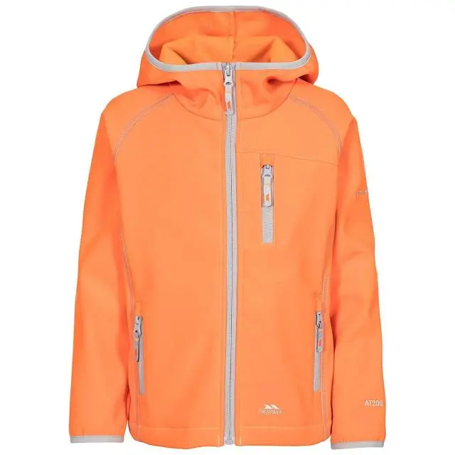 Trespass Kian Softshell Jacket in Pale Orange | Size: 2-3 Years