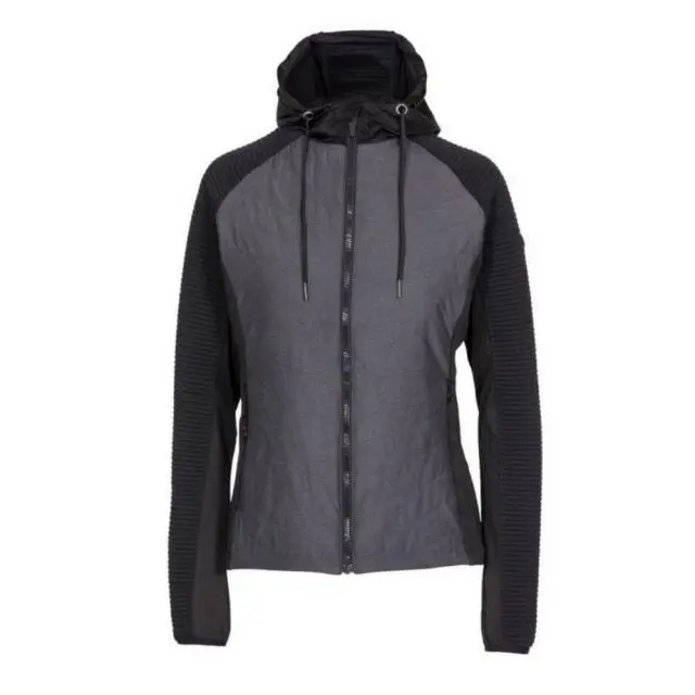 Trespass Women's Grace Sports Full Zip Hoodie in Black 