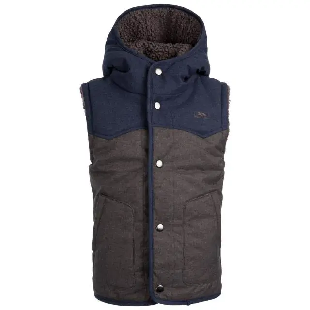 Trespass Obtain Reversible Gilet in Dark Grey 