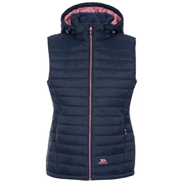 Trespass Women's Aretha Casual Gilet in Navy | Size: 2XS