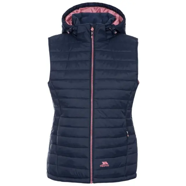 Trespass Women's Aretha Casual Gilet in Navy 