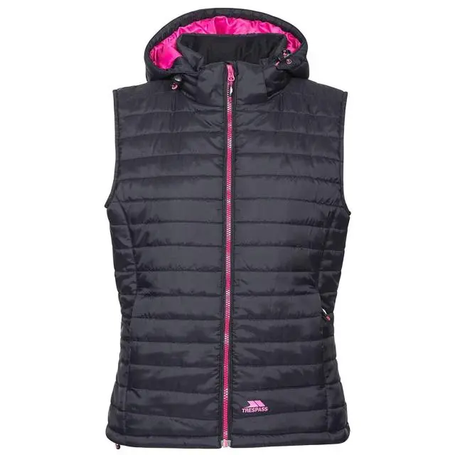 Trespass Women's Aretha Casual Gilet in Black | Size: Large