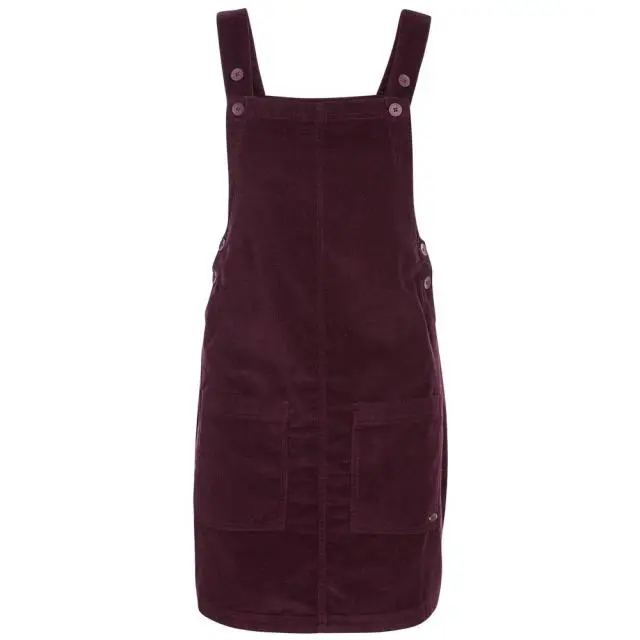 Trespass Women's Twirl Casual Dress in Maroon 