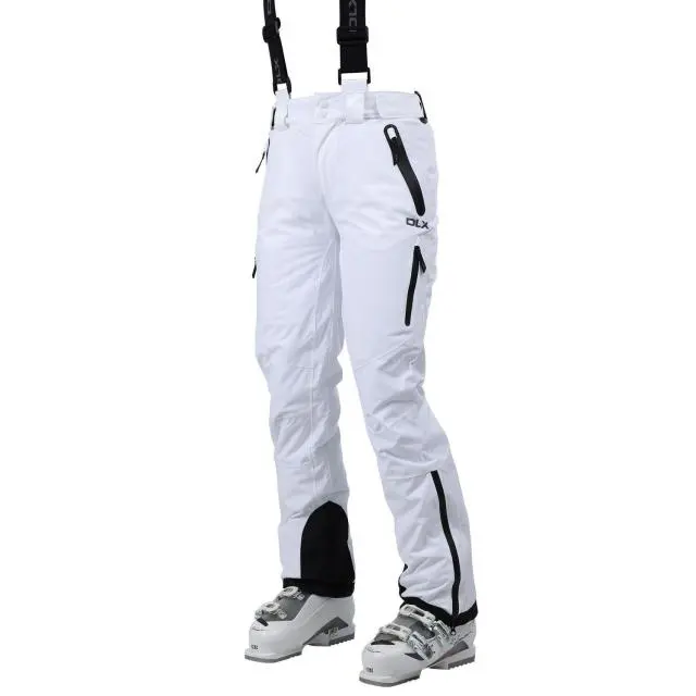 Trespass Women's Marisol II DLX Waterproof Ski Trousers in White 