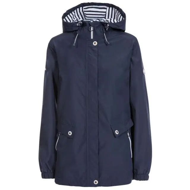 Trespass Women's Flourish Waterproof Jacket in Navy 