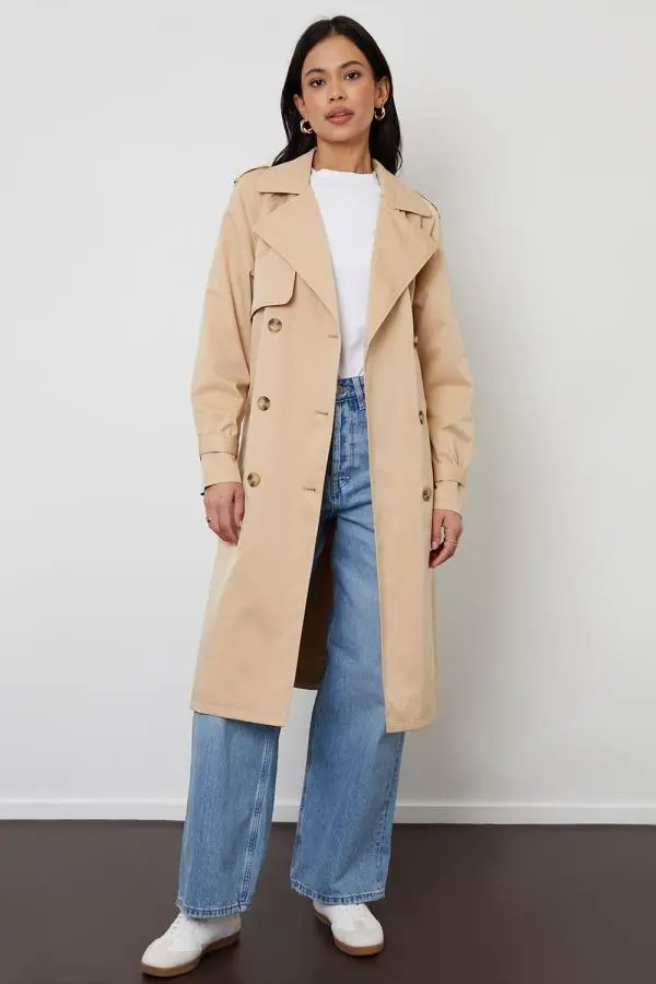 'Richie' Raglan Sleeve Trench Coat