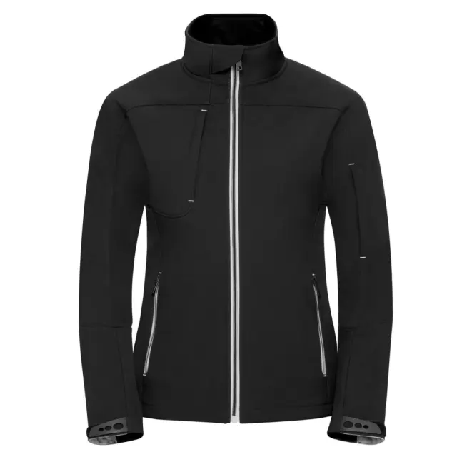 Russell Women's Bionic Soft Shell Jacket in Black 