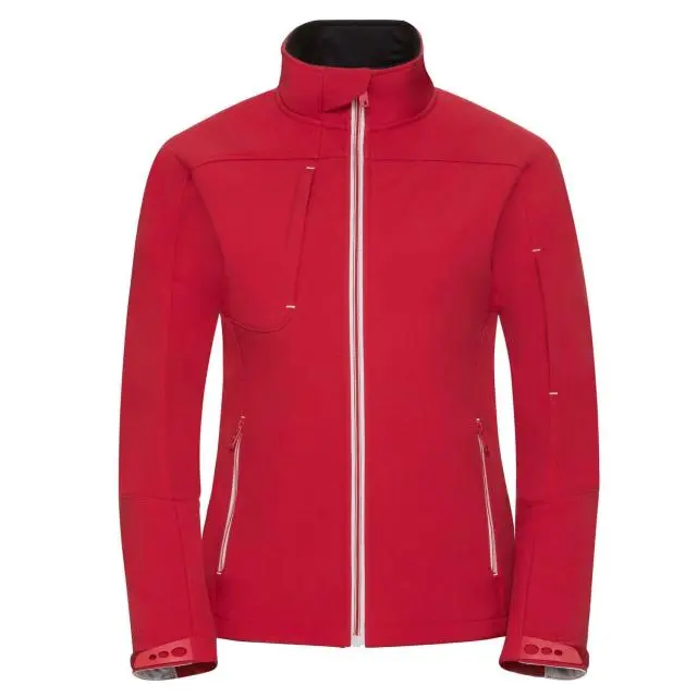 Russell Women's Bionic Soft Shell Jacket in Red 