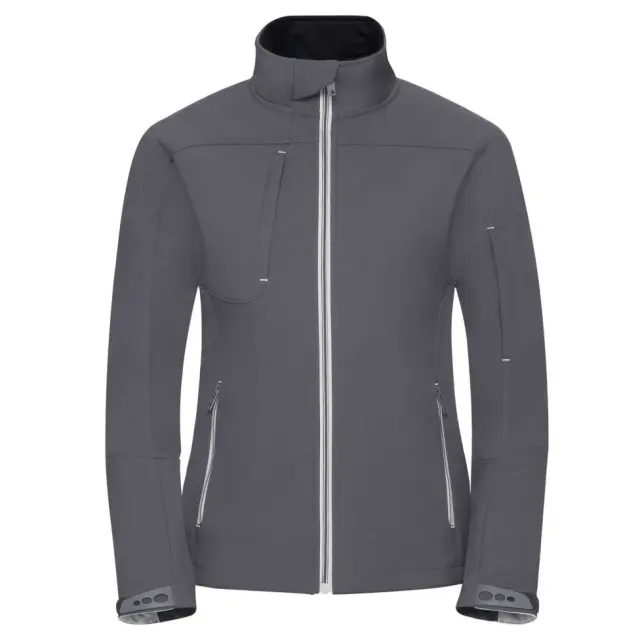 Russell Women's Bionic Soft Shell Jacket in Grey 
