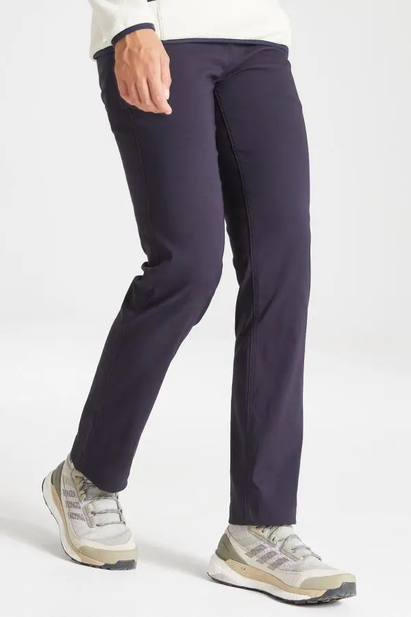 Craghoppers Women's Stretch Kiwi Pro Agile Walking Trousers in Dark Navy 
