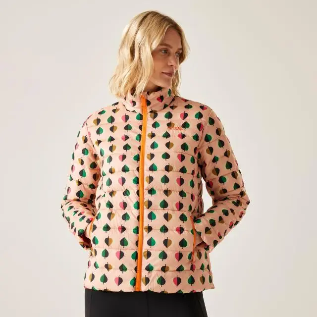 Regatta Women's Orla Kiely Printed Padded' Jacket in Pink 