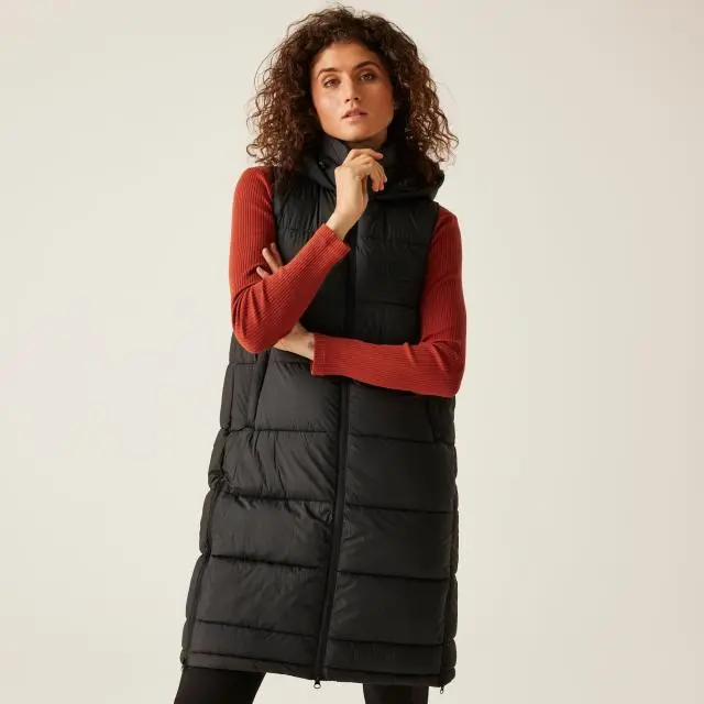 'Ganella' Quilted Longline Gilet