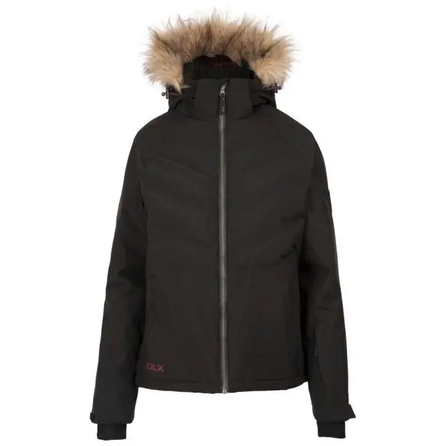Trespass Women's Gaynor DLX Ski Jacket in Black | Size: Small