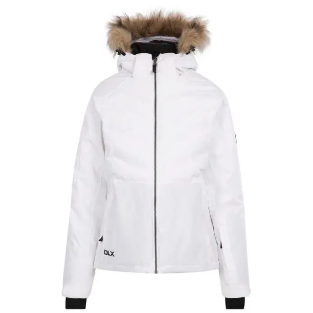 Trespass Women's Gaynor DLX Ski Jacket in White | Size: Small