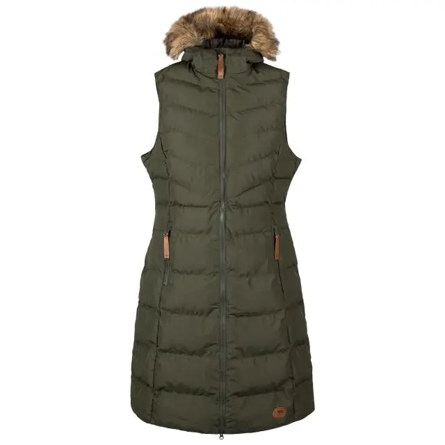 Trespass Women's Audrey Gilet in Brown | Size: Medium