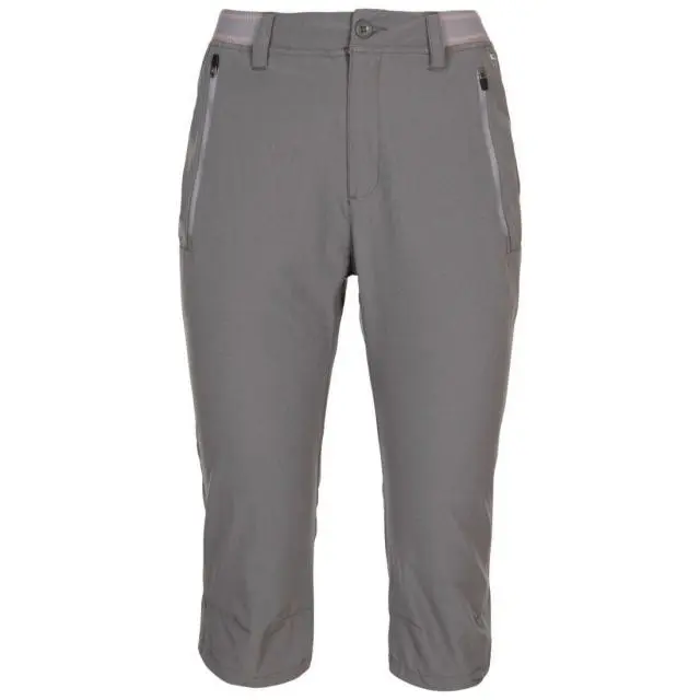 Trespass Women's Grateful 3 4 Shorts in Grey 