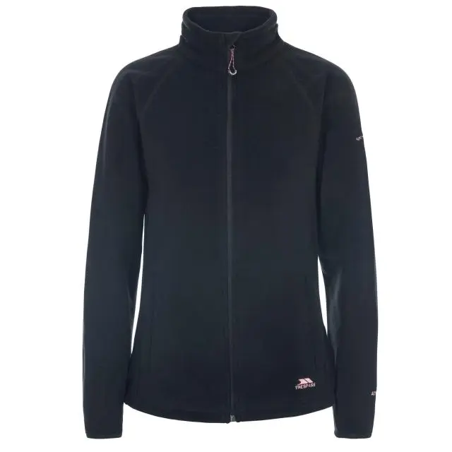 Trespass Women's Nonstop Fleece Jacket in Black | Size: XS