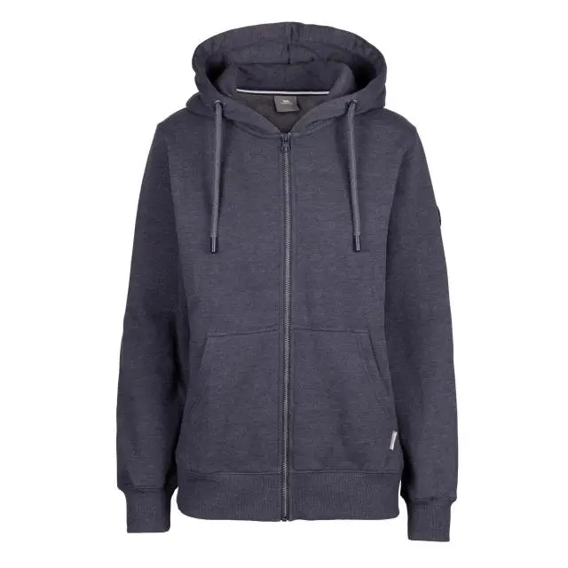 Trespass Women's Erie Marl Hoodie in Navy | Size: Small
