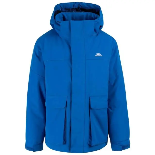 Trespass Boy's Lost TP50 Waterproof Jacket in Blue 