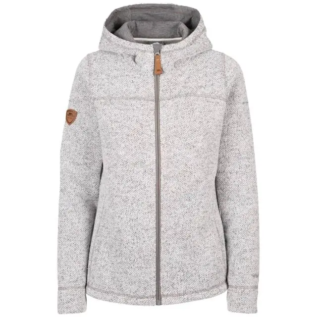 Trespass Women's Reserve Hooded Fleece in Grey 
