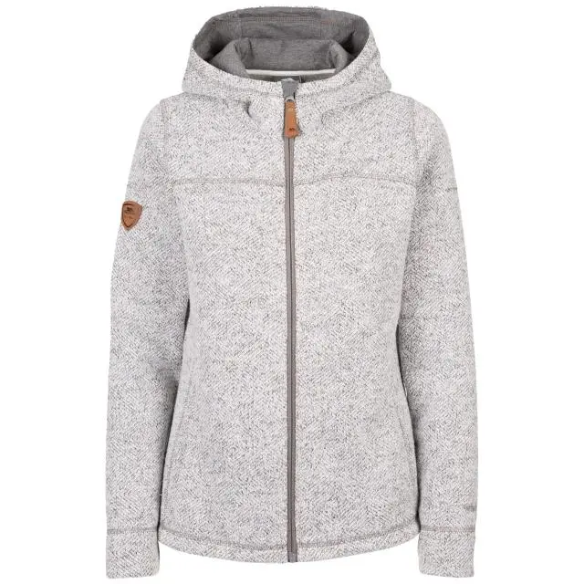 Trespass Women's Reserve Hooded Fleece in Grey 