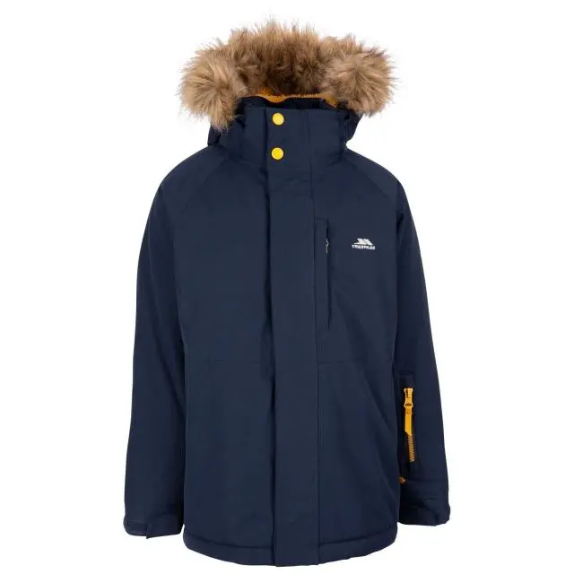 Trespass Boy's Ultimately Waterproof Padded Jacket in Navy 