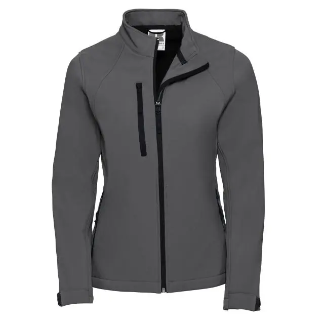 Russell Women's Soft Shell Jacket in Dark Grey 