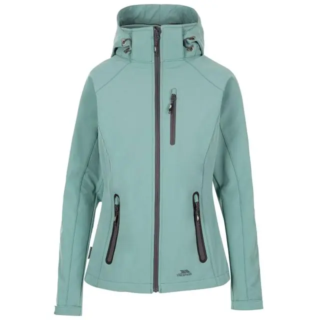 Trespass Women's Bela II Waterproof Soft Shell Jacket in Teal 