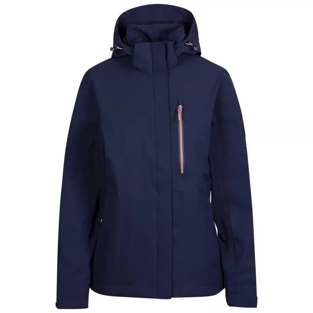 Trespass Women's Katya DLX Waterproof Jacket in Navy 