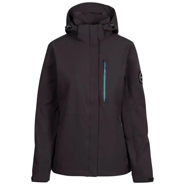 Trespass Women's Katya DLX Waterproof Jacket in Dark Grey 