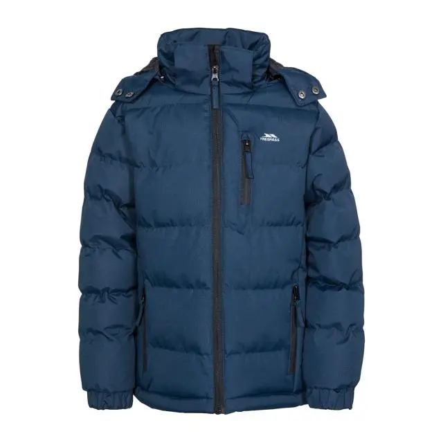Trespass Boy's Figo Puffer Jacket in Navy 