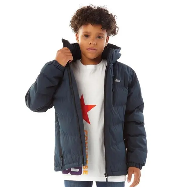 Trespass Boy's Figo Puffer Jacket in Navy 
