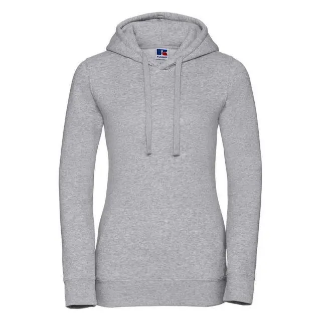 Russell Women's Authentic Hoodie in Light Grey | Size: 18