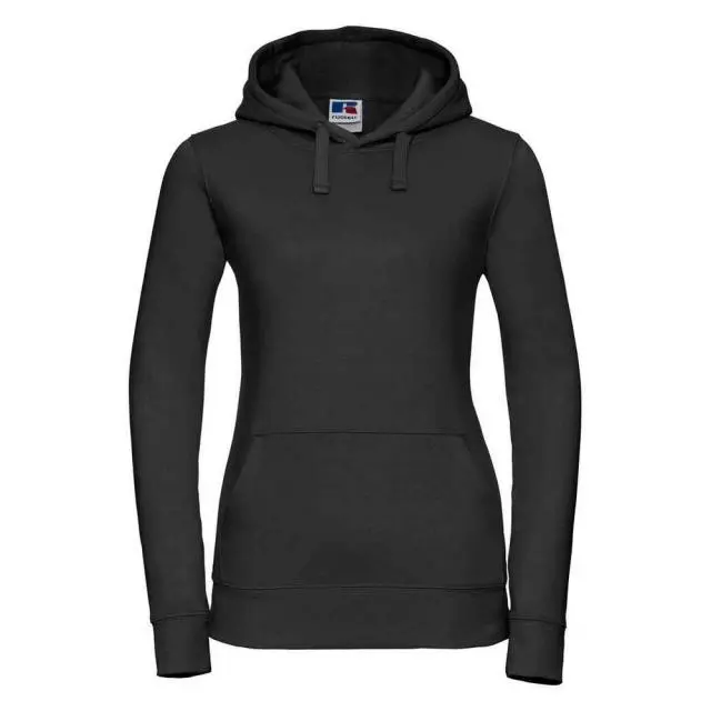 Russell Women's Authentic Hoodie in Black | Size: 12