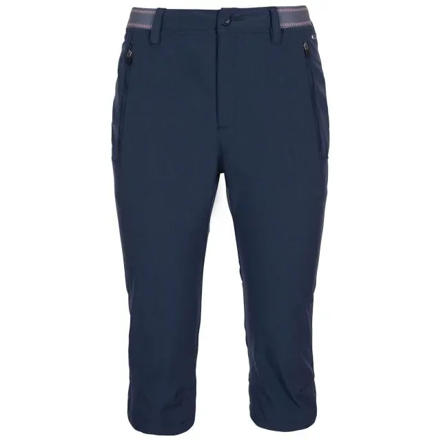 Trespass Women's Grateful 3 4 Shorts in Navy | Size: Small