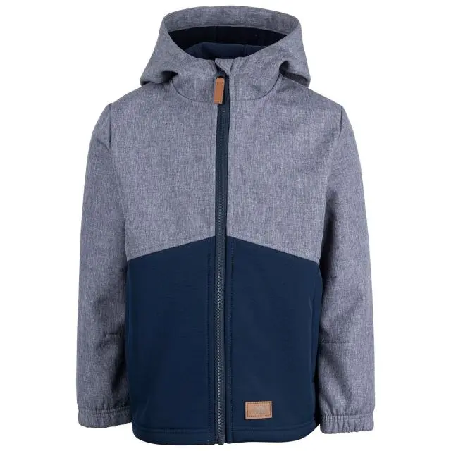 Trespass Cheerfully Soft Shell Jacket in Navy 