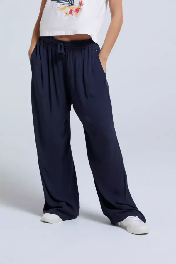 Ria  Beach Trousers Relaxed Fit Breathable  Textured Pants