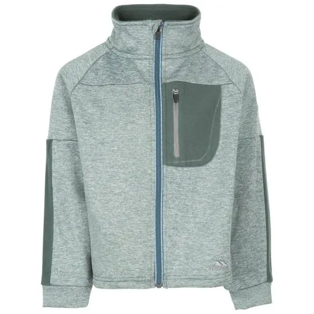 Trespass Ime Marl Fleece Jacket in Lime 