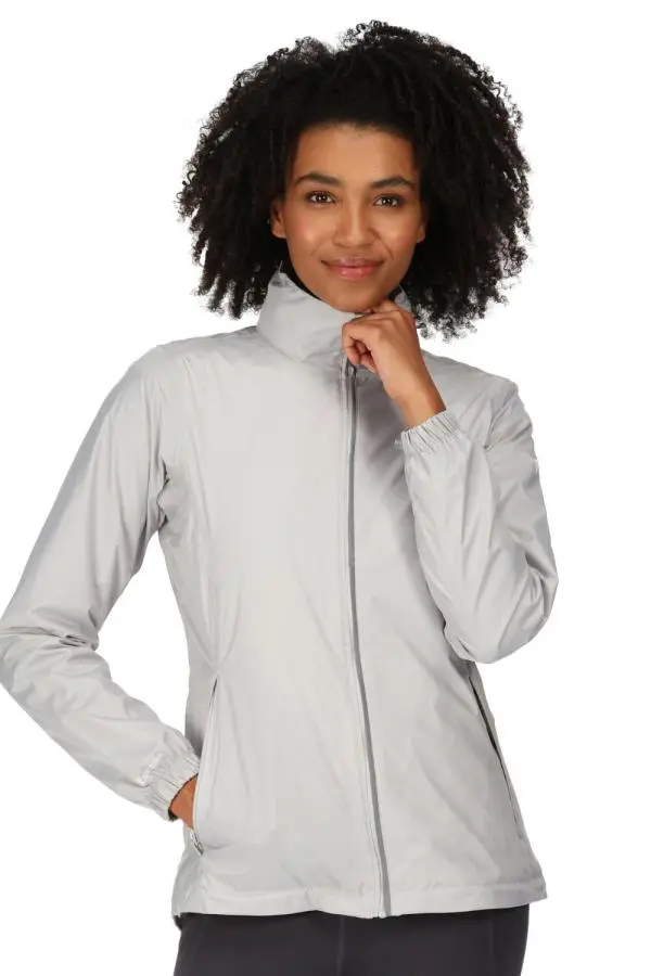 Regatta Women's Corinne IV Waterproof Packaway Jacket in Light Grey 