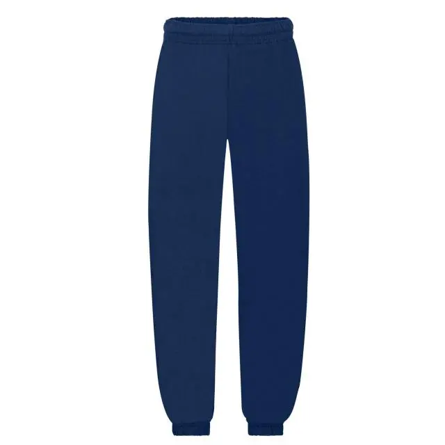 Fruit of the Loom Elasticated Hem Jogging Bottoms in Navy 