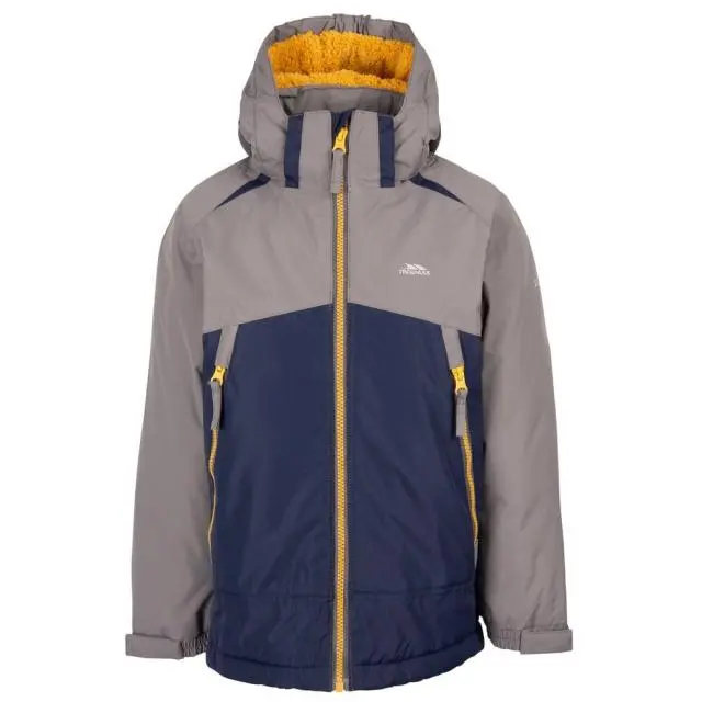 Trespass Boy's Discover Contrast Zip Jacket in Navy 