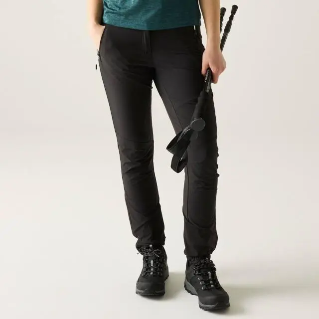 Regatta Women's Mountain III Walking Trousers in Jet Black 