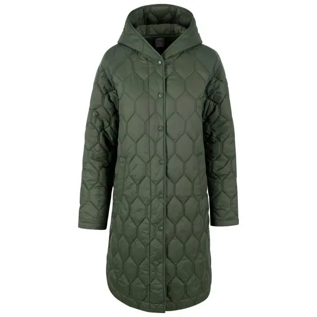 Trespass Women's Phase Padded Jacket in Dark Green | Size: Medium