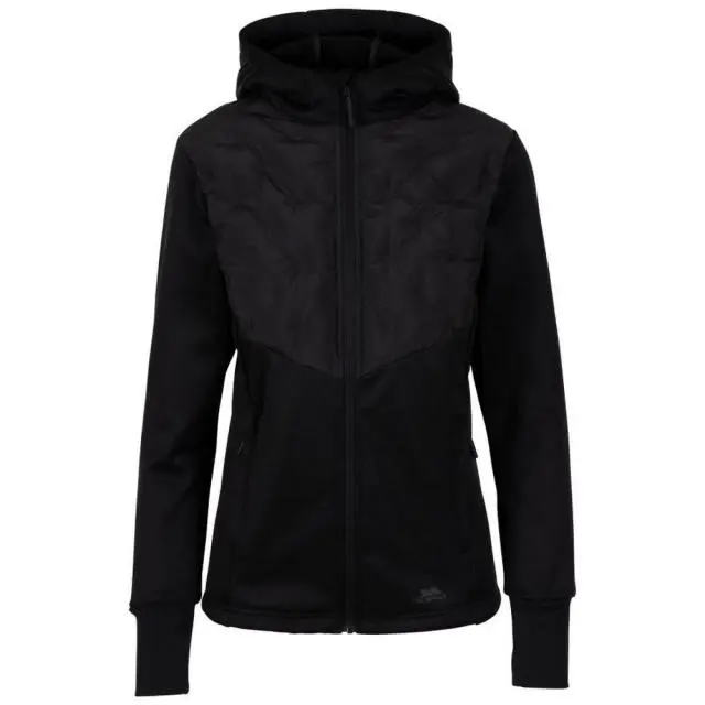 Trespass Women's Marney Active Hybrid Jacket in Black | Size: Large