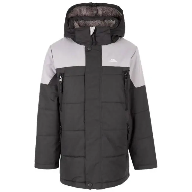 Trespass Boy's Ril Jacket in Black | Size: 3-4 Years