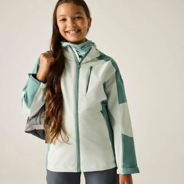 Regatta Calderdale III Hooded Waterproof Jacket in Mid Blue 