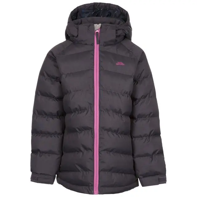 Trespass Girl's Amira Casual Jacket in Dark Grey 